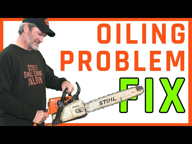 Quick TIP If Your Chainsaw Does Not Oil ENOUGH