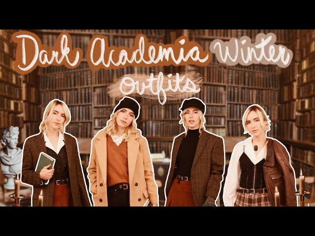 Dark Academia Outfits for Winter ❄️🕯🕰📚