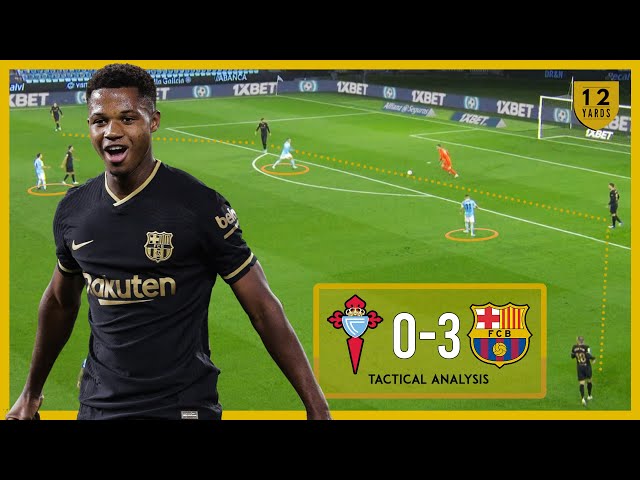 Tactical Analysis: Celta Vigo 0-3 FC Barcelona | Ronald Koeman Tactics