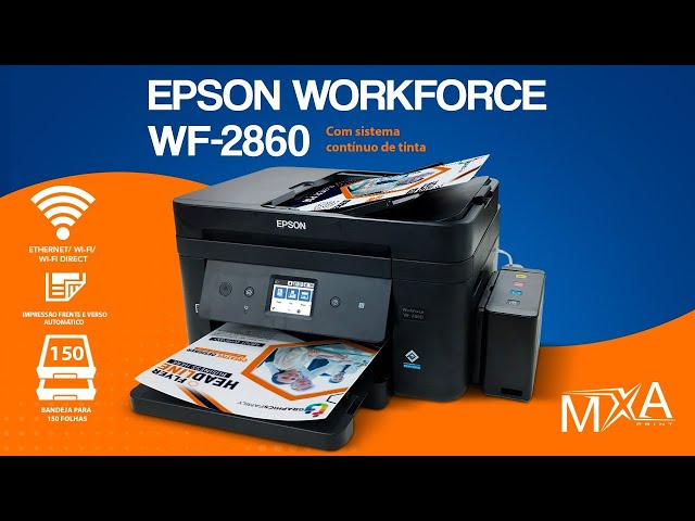 Epson WorkForce WF-2860 | Bulk-ink padrão Mxa Print.
