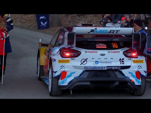 WRC Rallye Monte Carlo 2024 - Shakedown - Start sound and action
