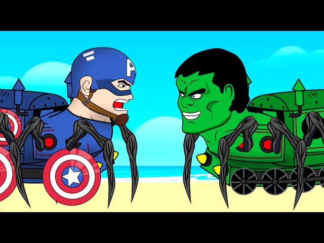 CHOO CHOO CHARLES HULK vs CHOO CHOO CHARLES CAPTAIN AMERICA : Who Is The King Of Super Heroes?
