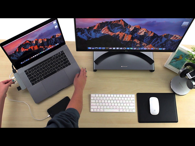 Satechi Aluminum Type-C Pro Hub Adapter for 2016 MacBook Pro 13” and 15
