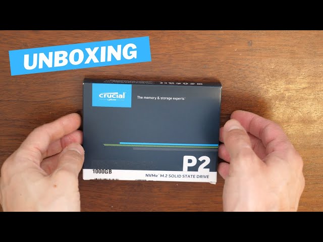 Crucial P2 1Tb Nvme / Unboxing ASMR