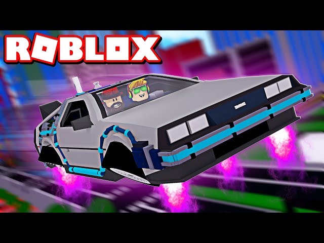 MY AWESOME FLYING CAR in ROBLOX VEHICLE SIMULATOR | DRAG RACES | CAR STUNTS