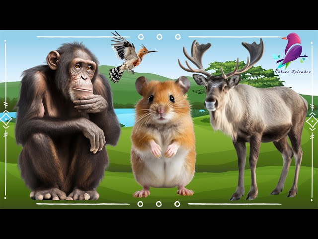 Sound of Wildlife Animals, Familiar Animals: Gorilla, Mouse, Bird, Antelope - Music For Relax