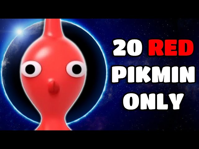 Can you beat Pikmin 4 with only 20 Red Pikmin?