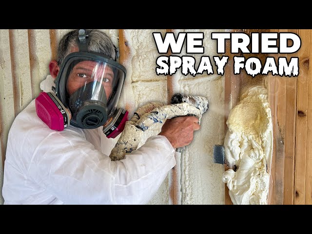 Spray Foaming the Dream Garage! Was This a Mistake?