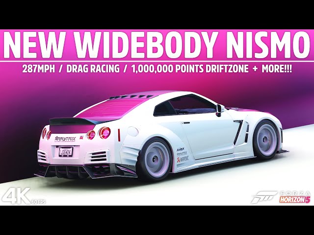 Forza Horizon 5 - NEW Widebody Nismo GTR - 287MPH / Drifting / Drag Racing + MORE!!!