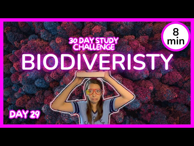 Day 29: Biodiversity - 30 Day Biology Study Challenge 2024