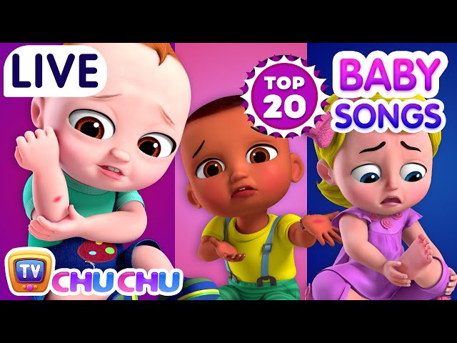 Peekaboo Song + More Nursery Rhymes with Baby Taku - Popular Kids Songs -  ChuChuTV Baby Songs LIVE