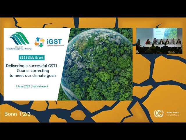 Delivering a successful GST1 – Course-correcting to meet our climate goals