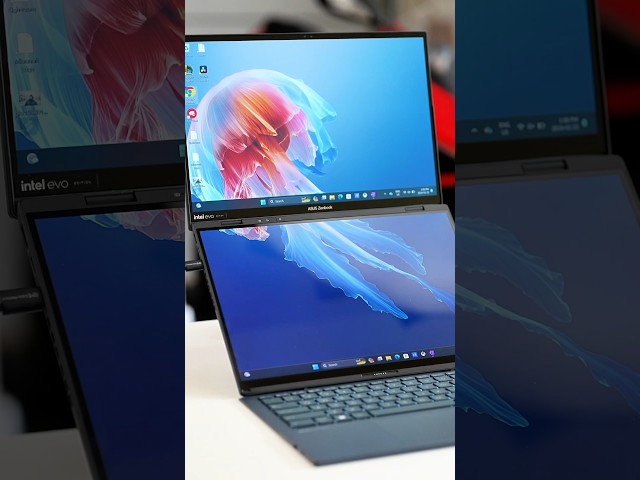 Dual Screen Laptop ASUS ZenBook Duo! #laptop #computer #asus