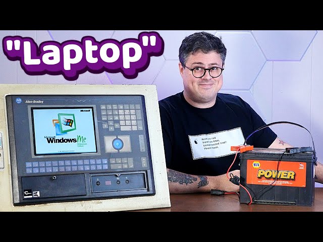Building a Terrible “Laptop” for Windows ME