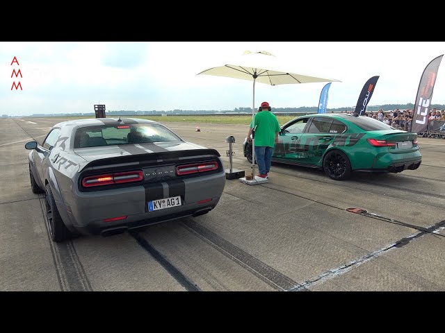 700HP Aulitzky BMW M3 G80 Competition vs Dodge Challenger Hellcat