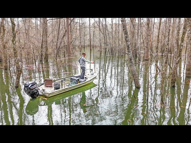 I Nearly Flipped My Jon Boat Fishing a Flooded Forest