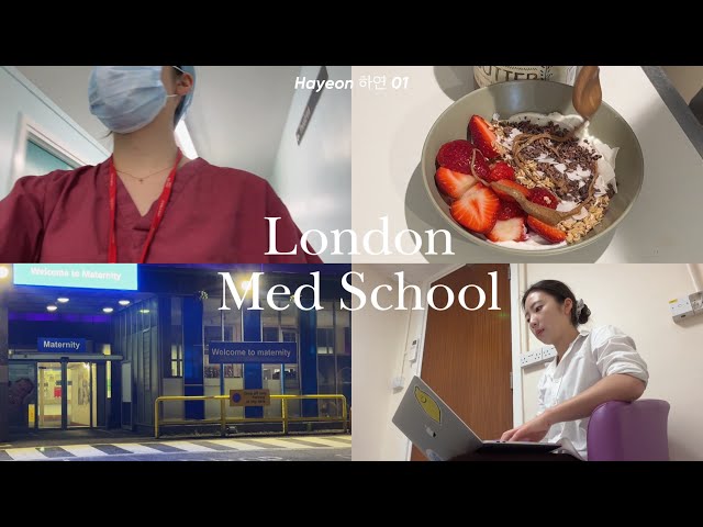 👩🏻‍⚕️🥱 Waking up at 5AM, Night & Weekend labour ward shifts | Med School Vlog | 런던의대생  브이로그