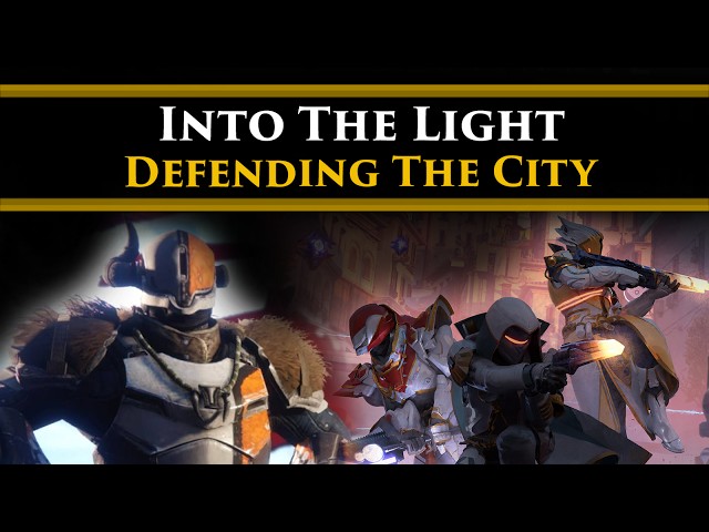 Destiny 2 Lore - Into The Light Livestream 1 Lore Roundup. Defending The City with Shaxx!