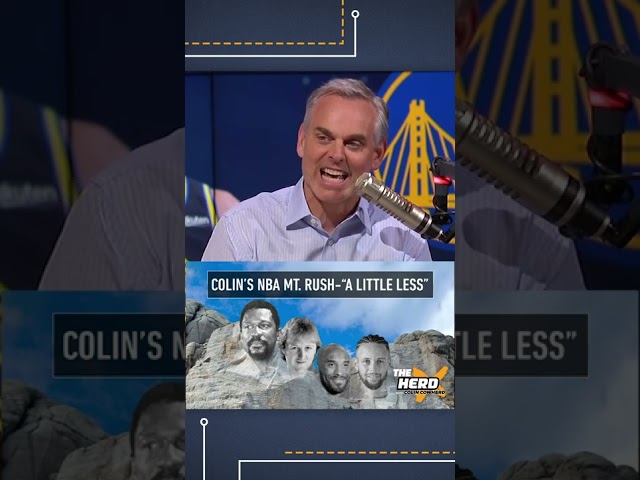 Colin's NBA Mt. Rushmore 🐐 | THE HERD | #shorts