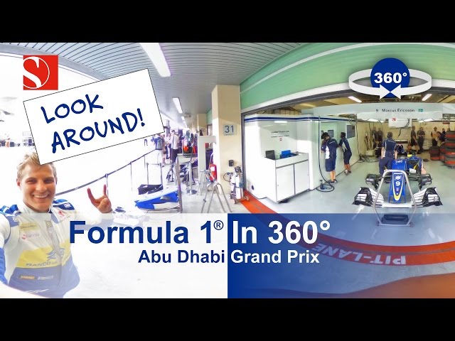 F1 in 360° - Abu Dhabi Grand Prix - Sauber F1 Team