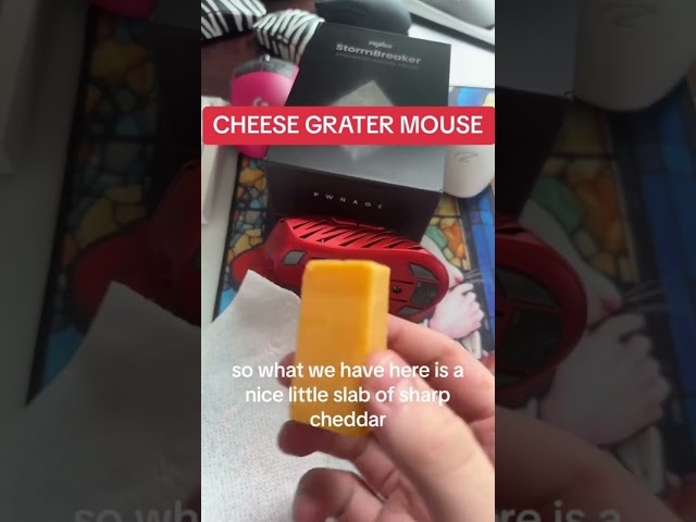 Using My Gaming Mouse to Grate Cheese