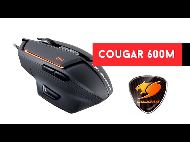 Cougar 600M ratón mouse laser 8200DPI, unboxing review y análisis