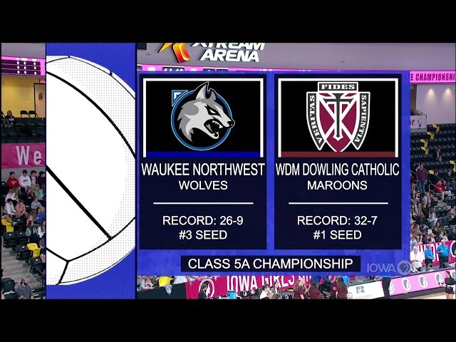 Class 5A - Dowling Catholic Maroons vs. Waukee Northwest Wolves