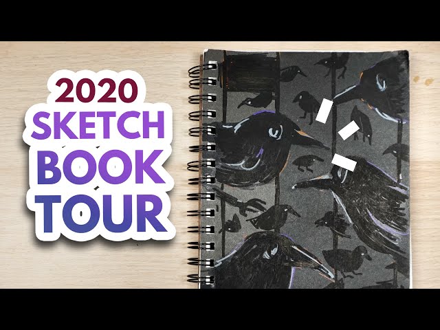 My First Sketchbook Tour of 2020!