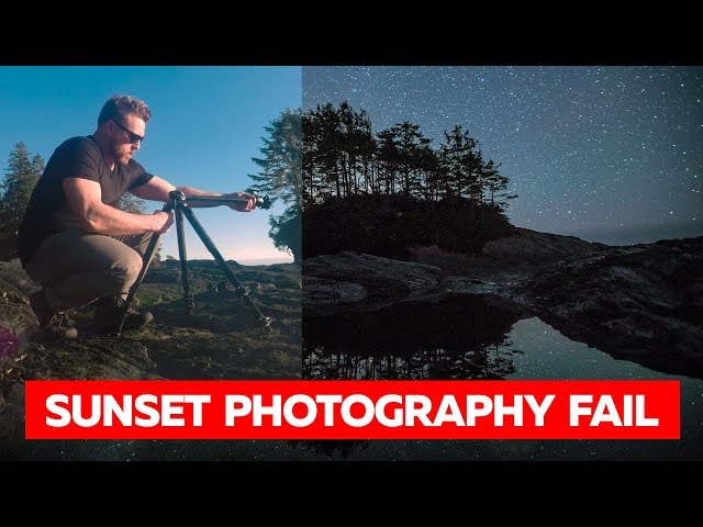 Vlog: Sunset Photography FAIL - Happy Ending at Botanical Beach