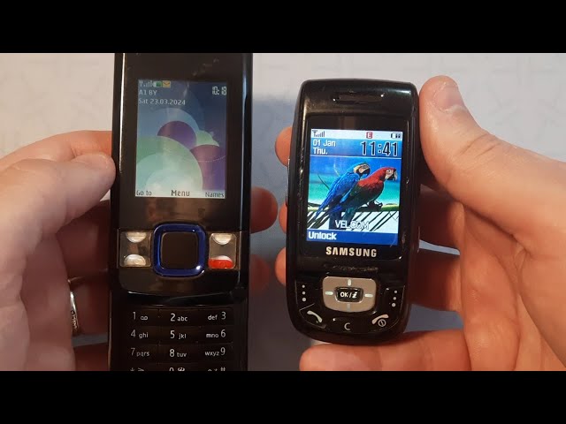 Incoming call & Outgoing call at the Same Time Samsung SGH-D500 + Nokia 7100