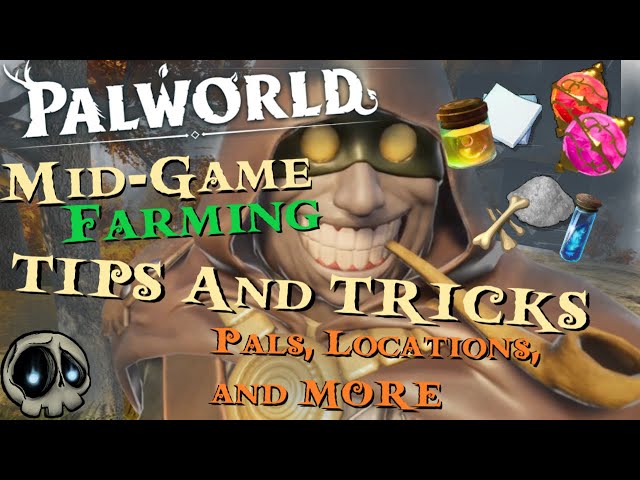 Palworld - MID GAME FARMING - Bones/Horns/PAL FLUID/High Quality Pal Oil! Pals and Locations!