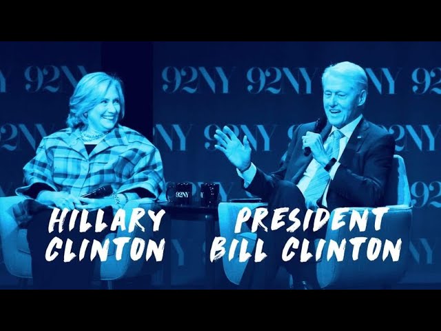 President Bill Clinton and Hillary Clinton on The David Rubenstein Show