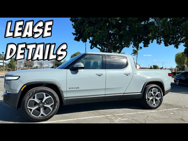 How much does it cost to lease a Rivian R1T, with end of quarter deals