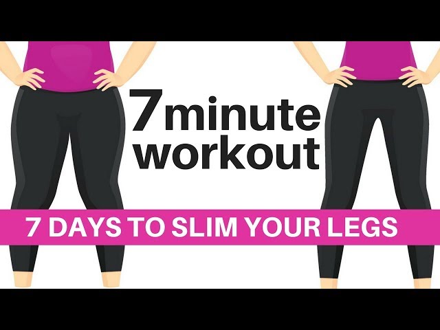 7 MINUTE WORKOUT SLIM YOUR LEGS HOME WORKOUT - LOSE INCHES - REDUCE LEG FAT   LUCY WYNDHAM READ