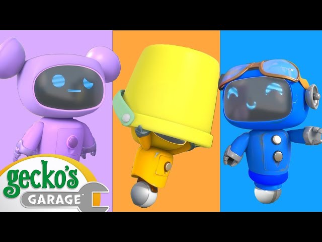 Rainbow Mechanicals Hide and Seek | Gecko's Garage | Cartoons For Kids | Toddler Fun Learning