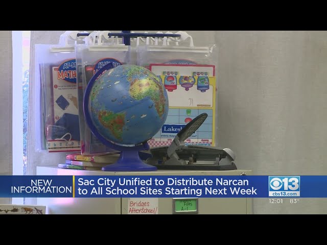 Overdose medication Narcan being made available in Sacramento city schools
