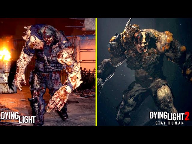 Dying Light vs Dying Light 2 All Zombie Types Showcase & Comparison