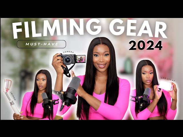13 Must-Have Filming Gear for 2024! (Updated List) - Camera, Lense, Light, Tripod, Accessories