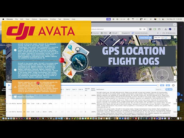 How to find DJI AVATA 2, find last GPS location of your dron - dji avta 2 flight logs and gps