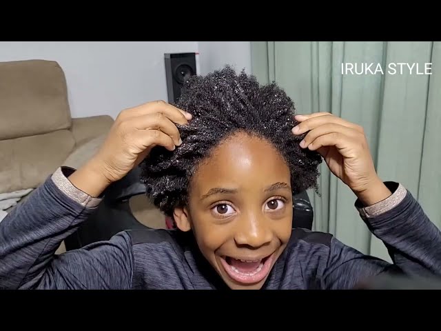 protective style for natural hair / How to style beautiful and cute protective hairstyle