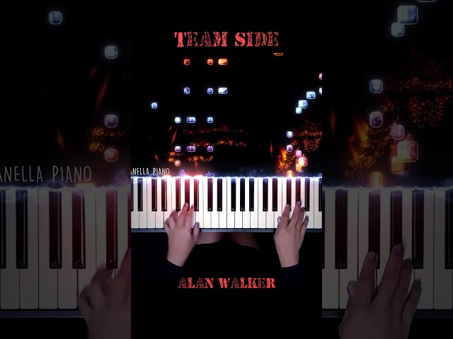 Alan Walker - Team Side Piano Cover #TeamSide #PianellaPianoShorts