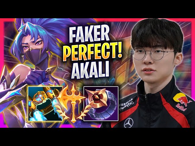 FAKER PERFECT GAME WITH AKALI! - T1 Faker Plays Akali MID vs Katarina! | Season 2024