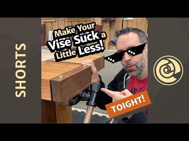 3 TIPS to Help Your Woodworking Vise Suck a Little Less | #shorts