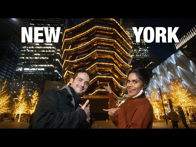 Hudson Yards- NYC's BEST Kept Holiday Secret!🤐 (The Vessel & More) w/@ActionKid​