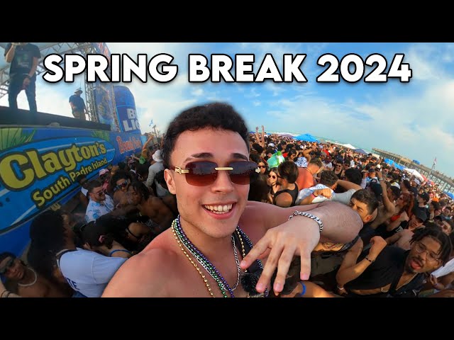 Spring Break 2024 South Padre Island Beach Party Gets CRAZY