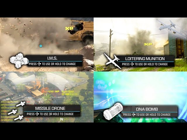 🔴 All MW3 Season 4 KILLSTREAKS Gameplay Showcase 🤯 (DNA Bomb - I.M.S. - Reaper - Loitering Munition)