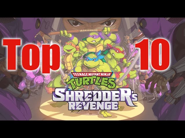 Top 10 Songs - TMNT: Shredder's Revenge