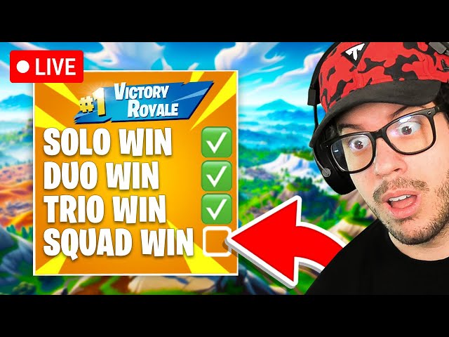 🔴LIVE! - FORTNITE Typical Gamer vs EVERYONE Extreme Challenge!