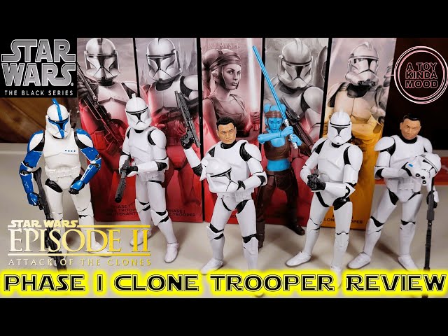 Star Wars Black Series PHASE 1 CLONE TROOPER (Attack of the Clones) Review!