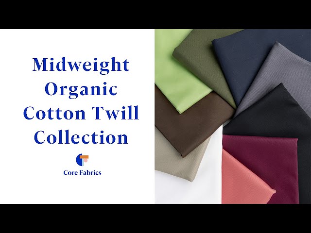 Midweight Organic Cotton Twill | Core Fabrics